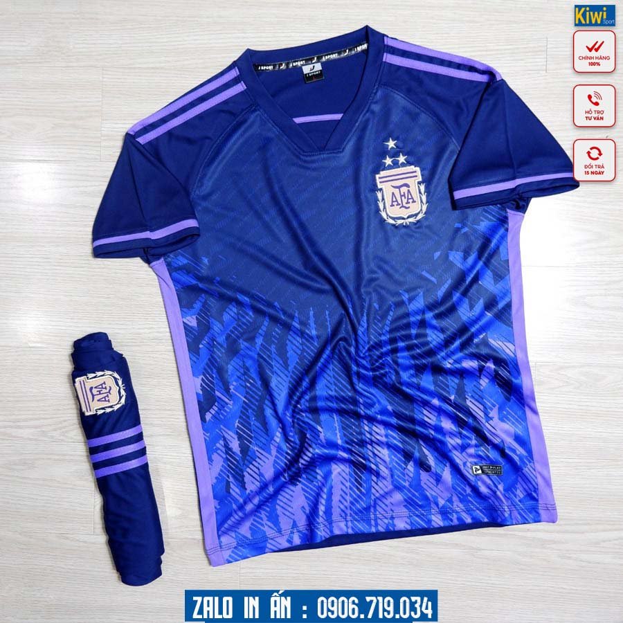 Quần Áo Bóng Đá Đội Tuyển Argentina Mẫu Mới Cực Hot, Thiết Kế Đẹp Giá Siêu Rẻ P017