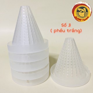 Phễu đựng giun - trùn chỉ cho cá
