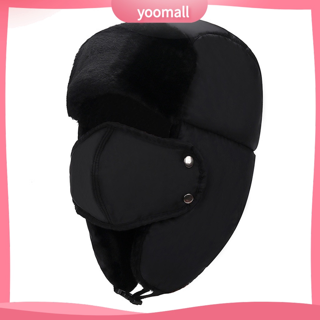 Nón Lông Dày Che Tai Giữ Ấm Chống Gió Cho Nam Nữ