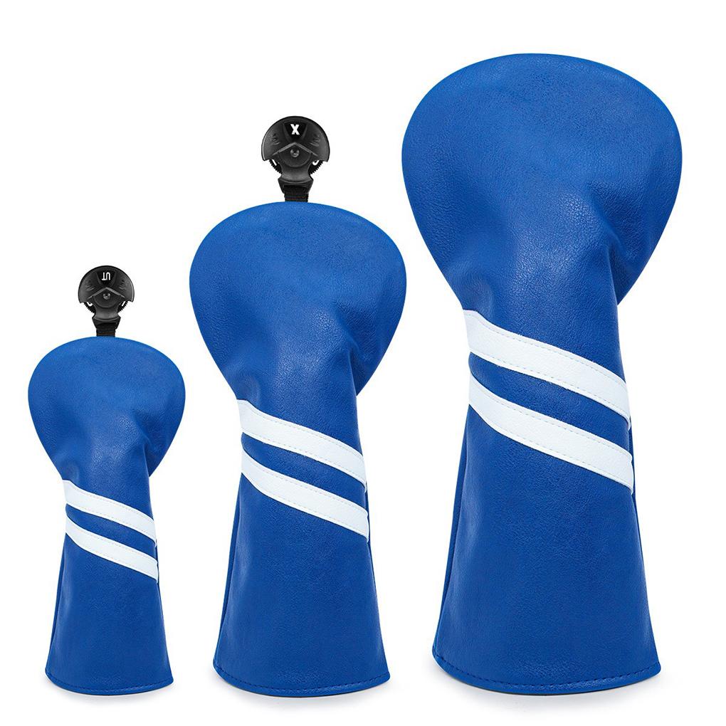 Set 3 Vỏ Bọc Đầu Gậy Đánh Golf Chống Nước Chống Bụi Giặt Được