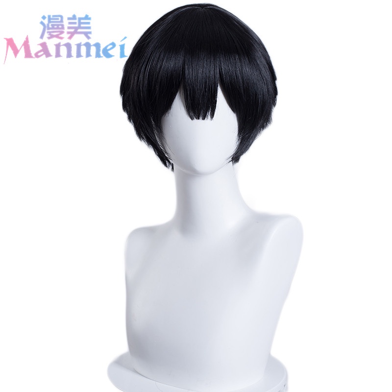 Bộ Tóc Giả Ngắn Màu Đen Hóa Trang Nhân Vật Hanako-kun Yugi Amane