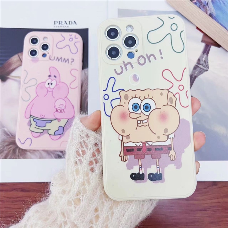 Ốp điện thoại dẻo in hình SpongeBob cho OPPO A53 A32 A9 A5 A31 2020 A5S A12 A12E A3S F9 PRO A11K A52 A92 REALME C1