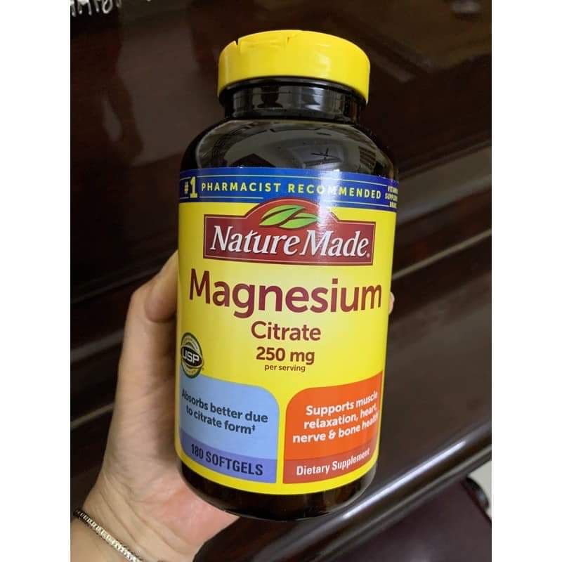 Viên uống magnesium citrate 250mg date 08/24