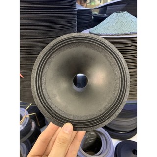 Màng loa 16 gân vải lỗ coil (côn) 25,5 kèm rổ đóng màng loa-Linh kiện thay thế sửa chữa loa