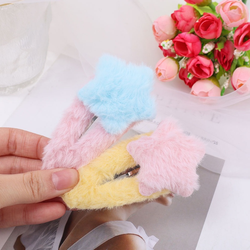 Kẹp Tóc Ngôi Sao Màu Kẹo Ngọt Dành Cho Bé Gái