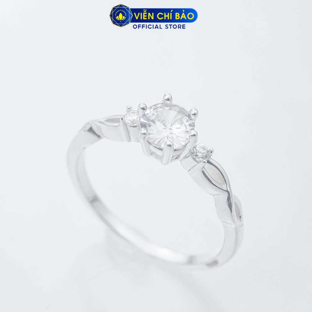 Nhẫn bạc nữ Clara new chất liệu bạc 925 thời trang phụ kiện trang sức nữ Viễn Chí Bảo N400408