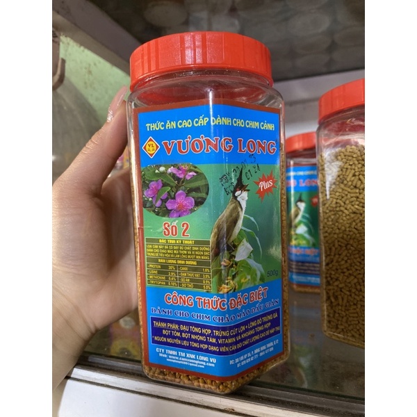 Cám Chào Mào Vương Long - Hộp 500g