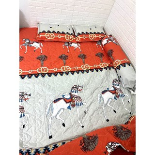Bộ Chăn Ga 5 Món Cotton Hàn Quốc