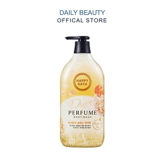 Sữa Tắm HAPPY BATH Body Wash - Pure White Peony 900ml Daily Beauty Official