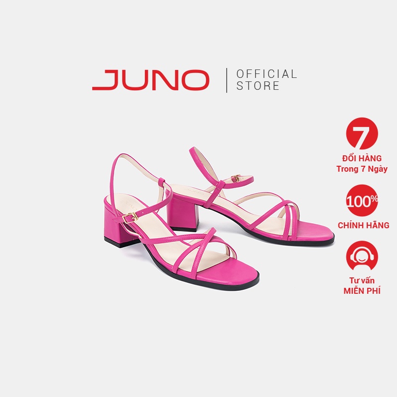 Giày Sandal 5cm Nữ Thời Trang JUNO Dây Mảnh SD05088