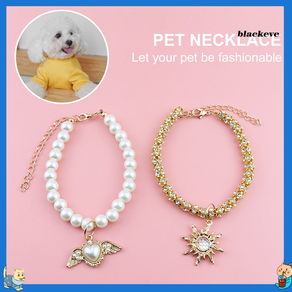Vòng Cổ Chuỗi Hạt Đeo Mắt Thú Cưng Thời Trang Thu Hút Thanh Lịch Quyến Rũ Dành Cho Cún Cưng Ngoài Trời