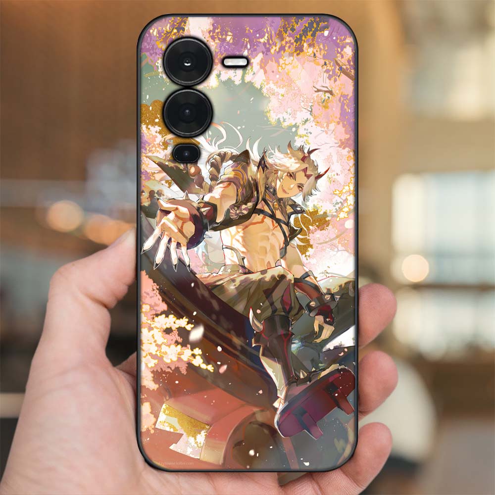 Ốp lưng Vivo V25 Pro viền đen in hình Arataki Itto Genshin Impact