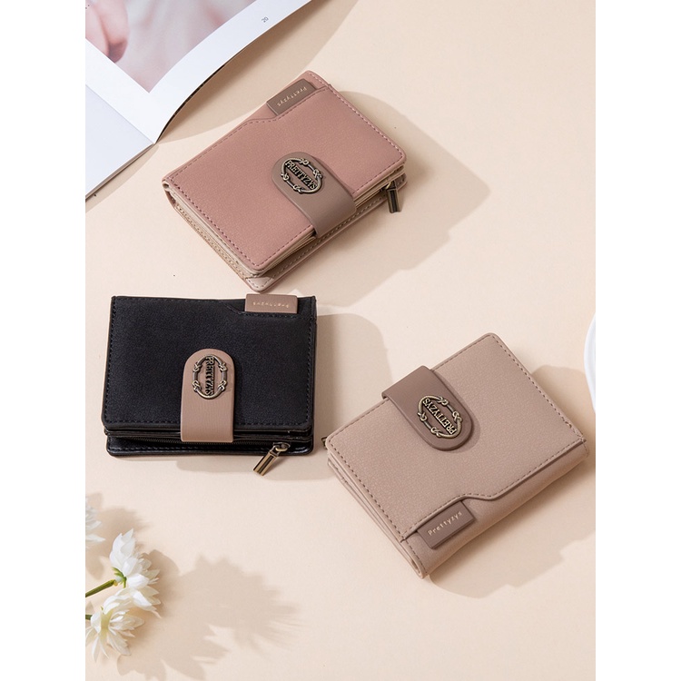 Ví Da Mềm Nhỏ Xinh Thời Trang Vintage Cho Nữ