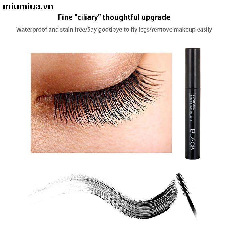 miumiuaMascara làm mi dài và cong với 3 màu tự nhiên xinh xắn lâu trôi không thấm nước