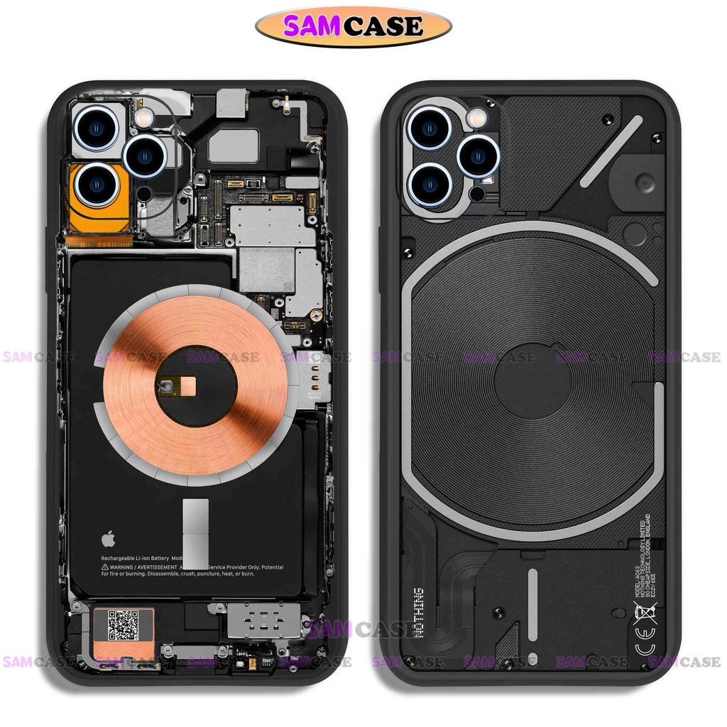 Ốp lưng điện thoại iPhone cạnh viền vuông silicon dẻo bảo vệ camera ip 6/6s/7/8/X/XS/XR/11/12/13/14 Pro Plus Max lộ mạch