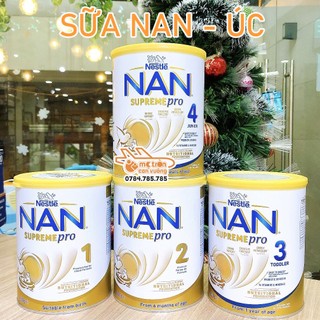 Sữa bột nan supreme 800gr - úc