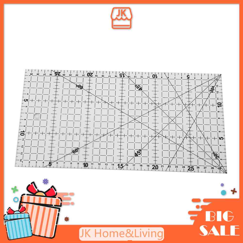 Thước Hình Tam Giác Dày Cỡ Lớn 30X15Cm Chuyên Dùng Trong May Vá