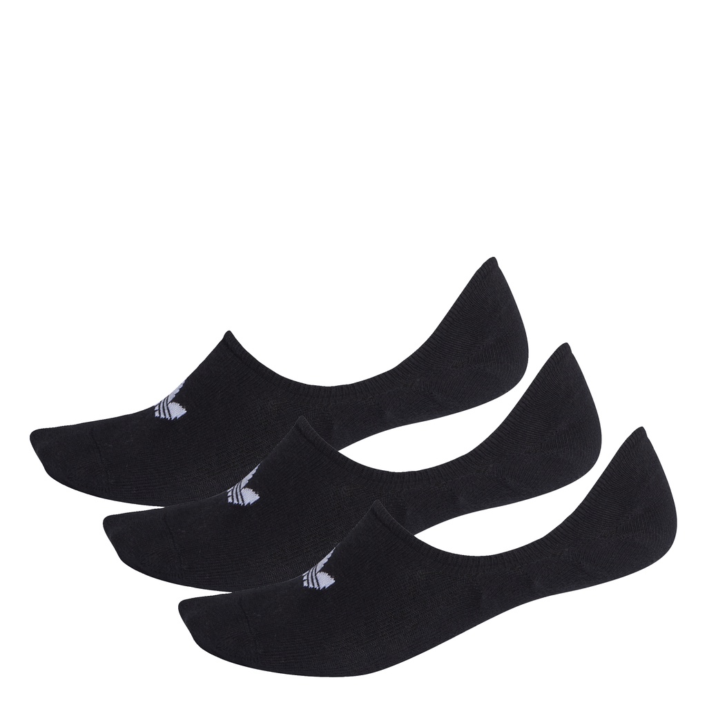 adidas Phong cách sống Bộ 3 đôi tất ẩn Unisex Đen FM0677