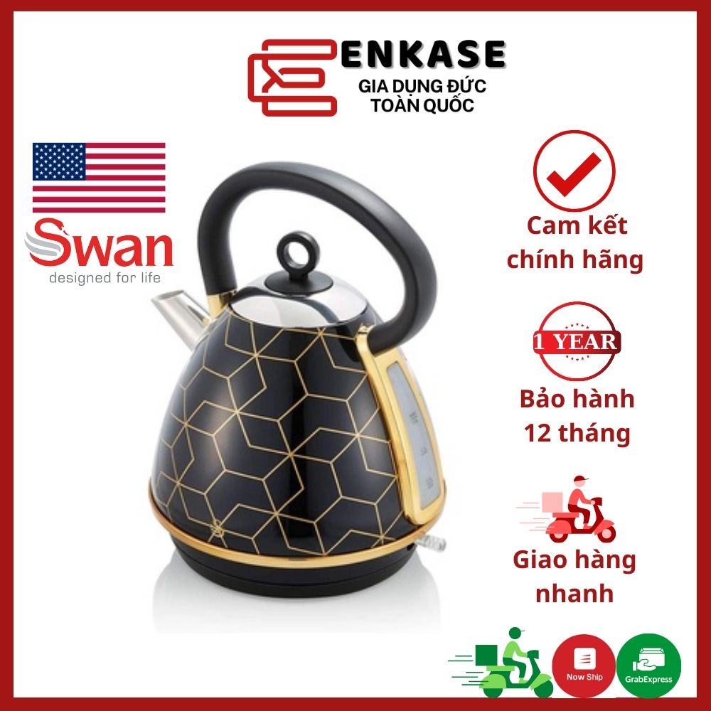 Ấm siêu tốc Swan’s Tribeca sang trọng, cao cấp - Phong cách trang trí nghệ thuật New York [Hàng Mỹ]