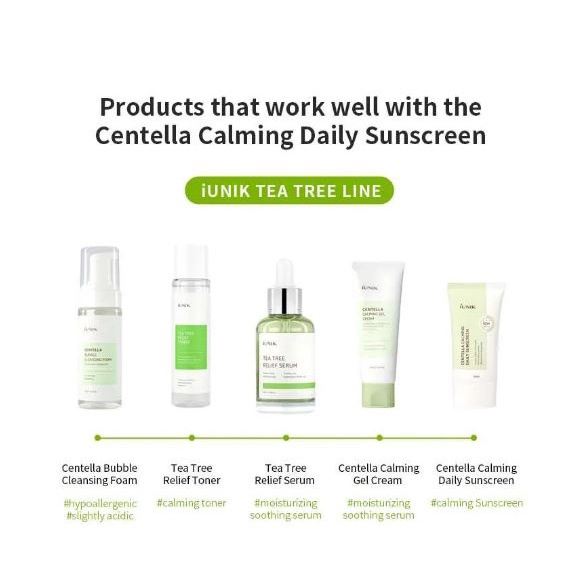 Kem Chống Nắng Hàng Ngày Chiết Xuất Rau Má Làm Dịu Da SPF 50 + PA + + + + 60ml