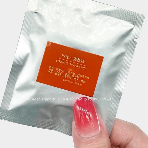 Viên sáp thơm ô tô size lớn thay thế trong bộ nước hoa gấu bushico tạo hương thơm