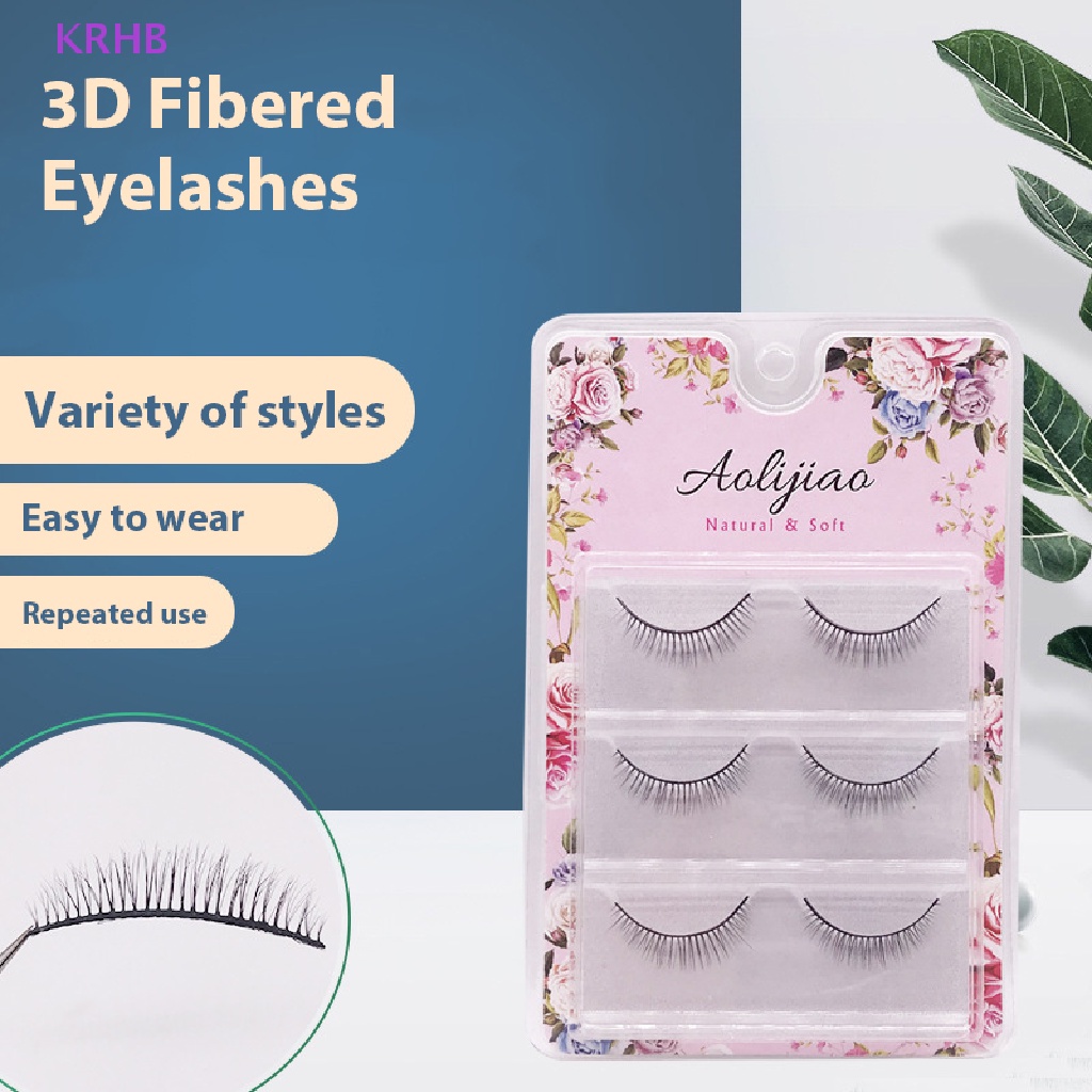 Lông Mi Giả Handmade Trang Điểm Tự Nhiên Với Lông Mi Dài Và Dày KRHB Mới