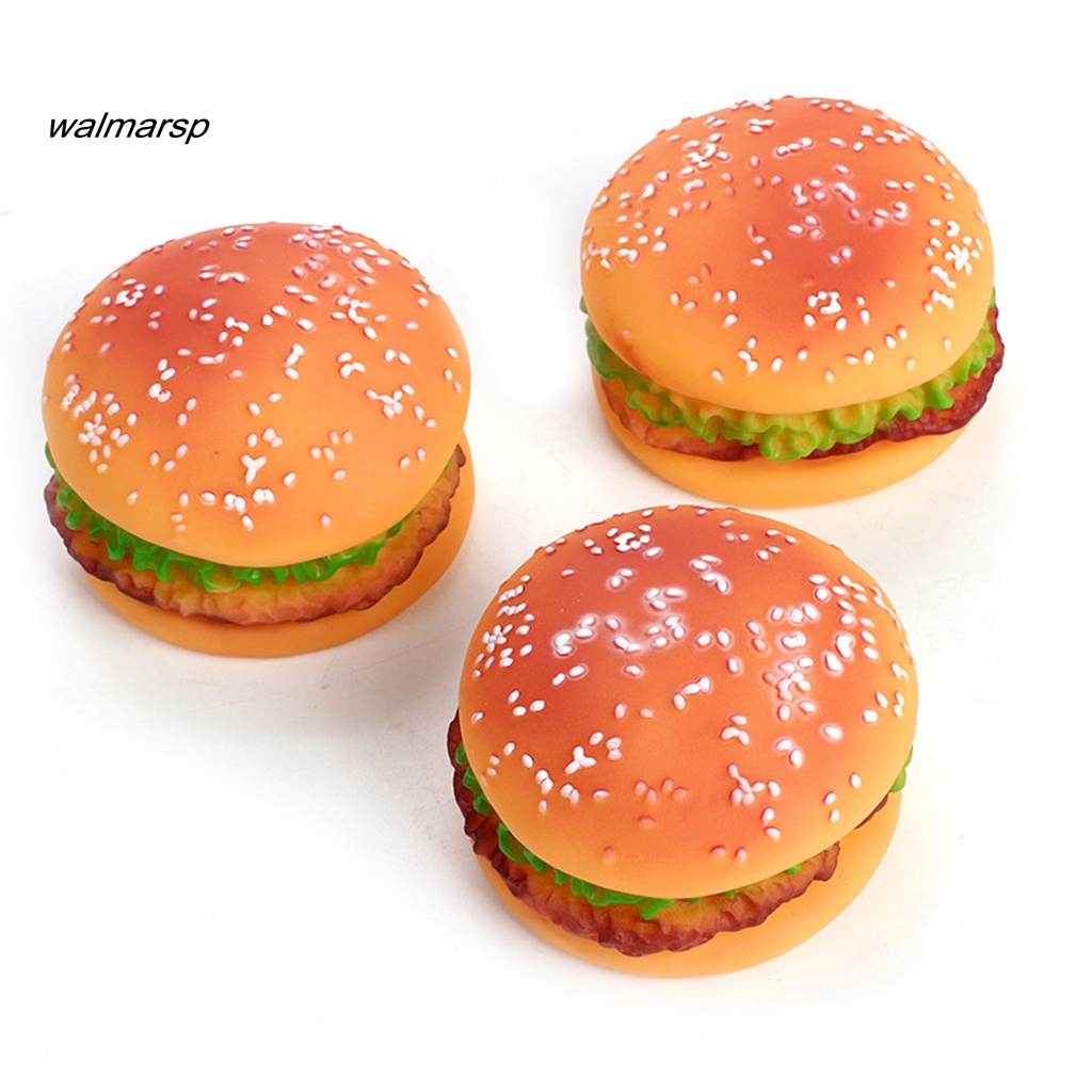Đồ Chơi Nhai Gặm Hình Hamburger Mini Co Giãn Tốt Độc Đáo Trang Trí Nhà Cửa