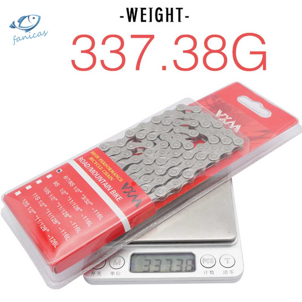 Mới Dây Xích Xe Đạp 116 Mắt Xích 1 / 2 x 2 / 32 inch 6 7 8 Tốc Độ Bằng Thép Carbon