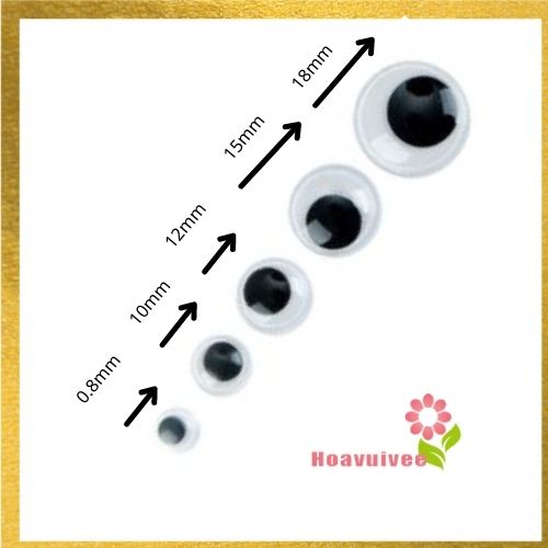 Mắt thú, mắt liếc làm thú bông, mắt trang trí con vật, mắt thú