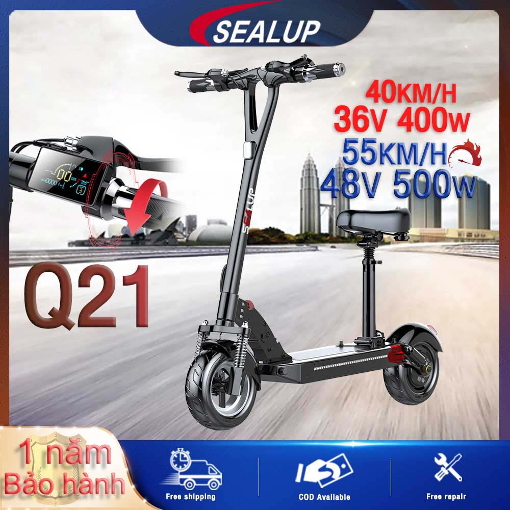 『bảo hành 1 năm』SEALUP Q21 Kiểu dáng thành phố xe điện xe điện gấp gọn Chịu tải 200kg xe điện Tốc độ 55km/h Pin 40-100km