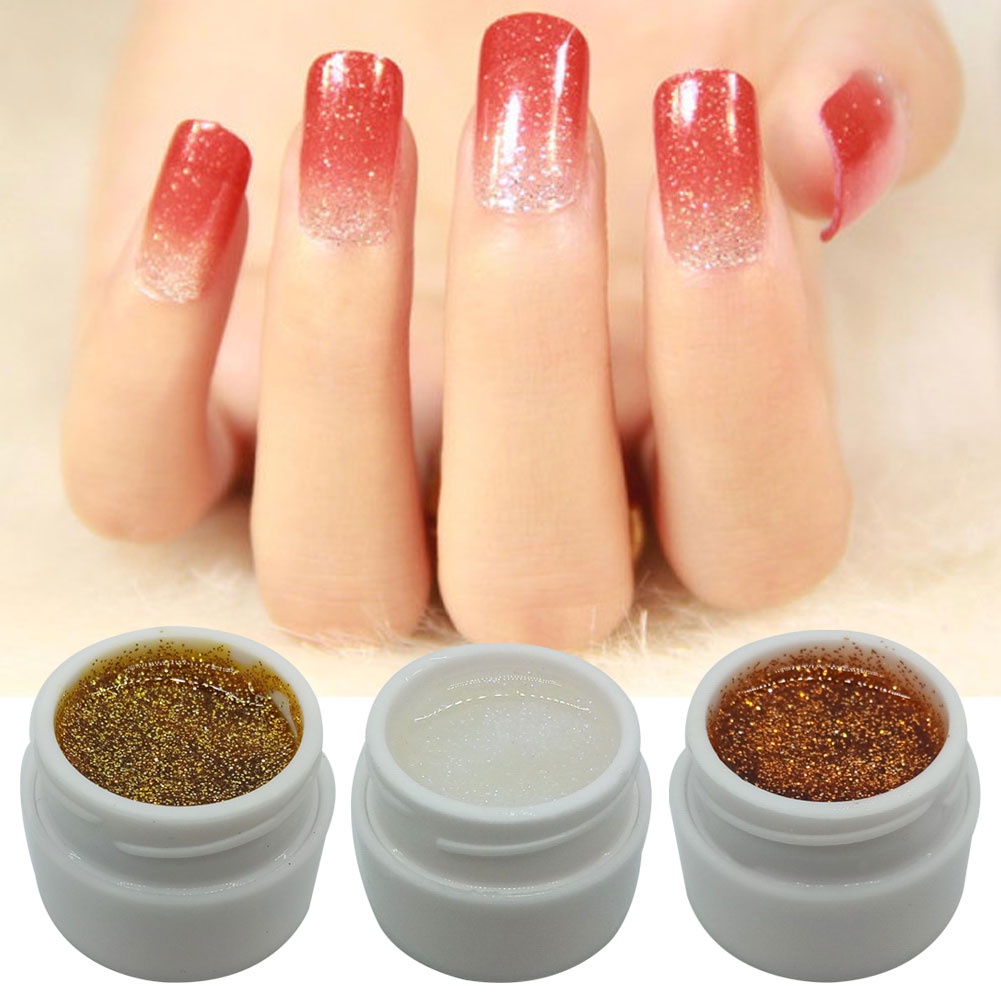 Sơn Móng Tay UV Gel Kim Tuyến Lấp Lánh Bán Vĩnh Viễn