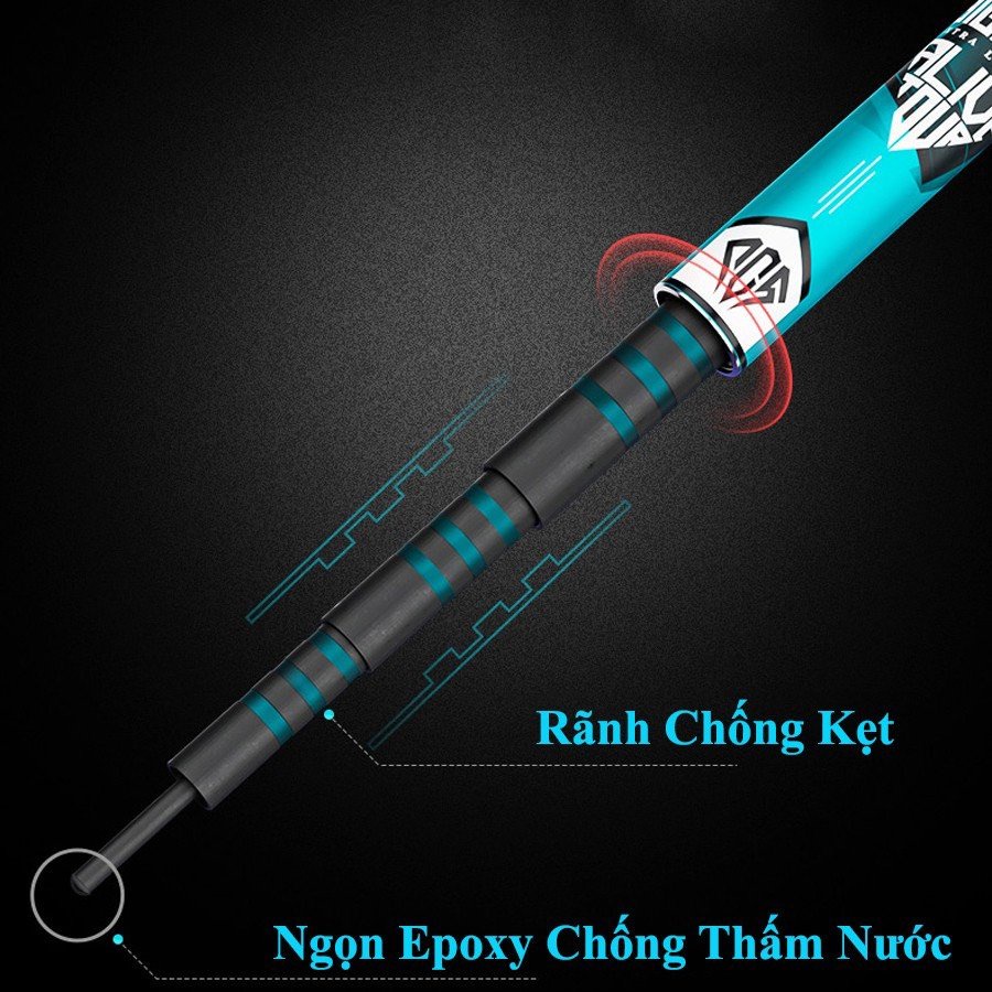 CẦN CÂU ĐƠN LĂNG THIÊN ĐẠI NGƯ BẢO HÀNH TRỌN ĐÒI 2 LÓNG KÈM NGỌN CHÍNH HÃNG