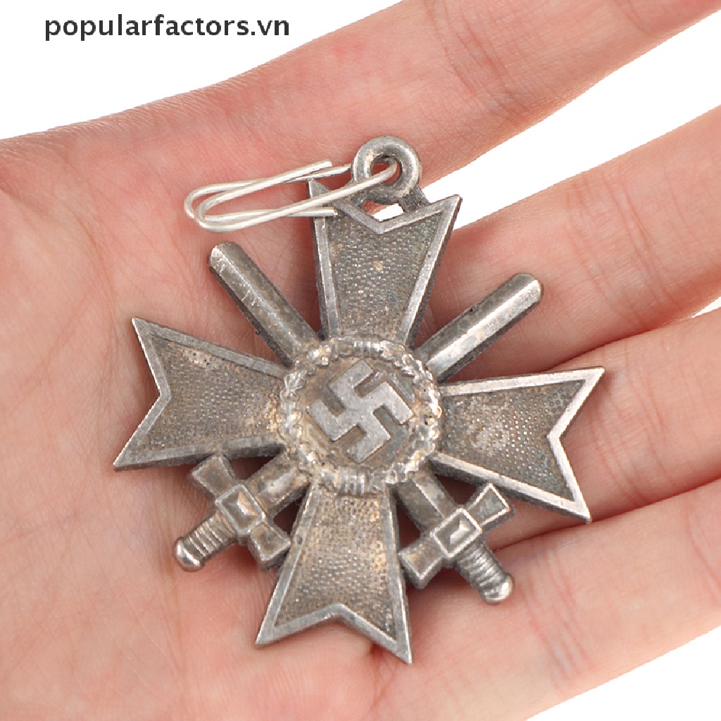 1 Huy Hiệu Cài Áo Hình Thánh Giá Đức Medal 1939 Bằng Sắt