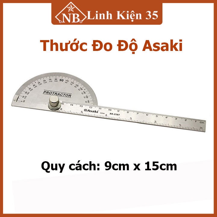 Thước đo độ Asaki  AK-2587 đo độ nghiêng siêu chuẩn xác