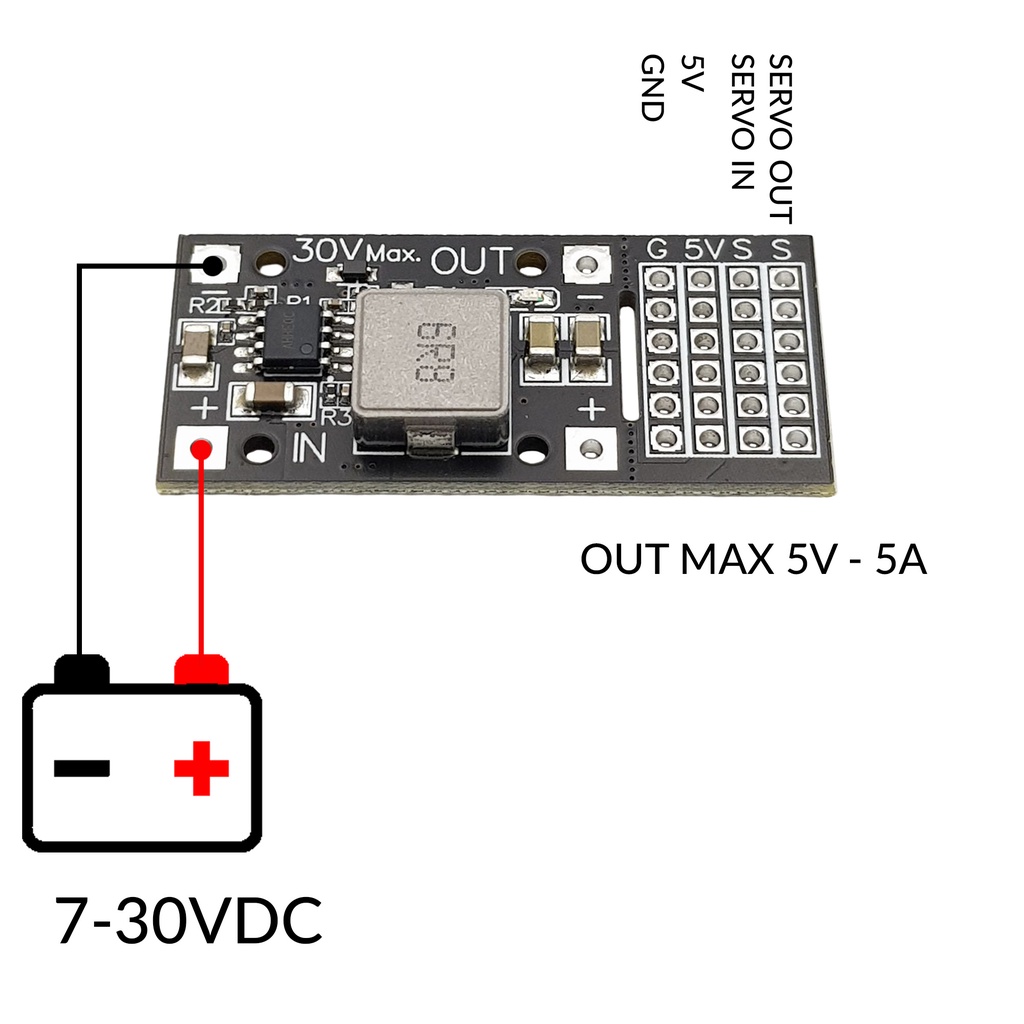 Mạch giảm áp DC-DC 5V-5A MP2482 SY8205