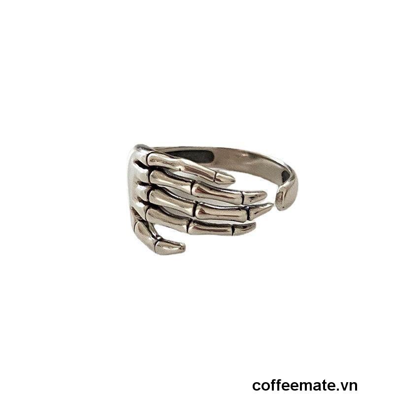 ⚡Nhẫn hợp kim hình xương bàn tay độc đáo sành điệu