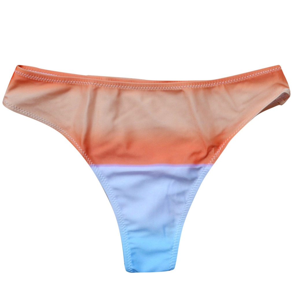 Bộ bikini Eo Thấp In Họa Tiết vintage Cho Nữ