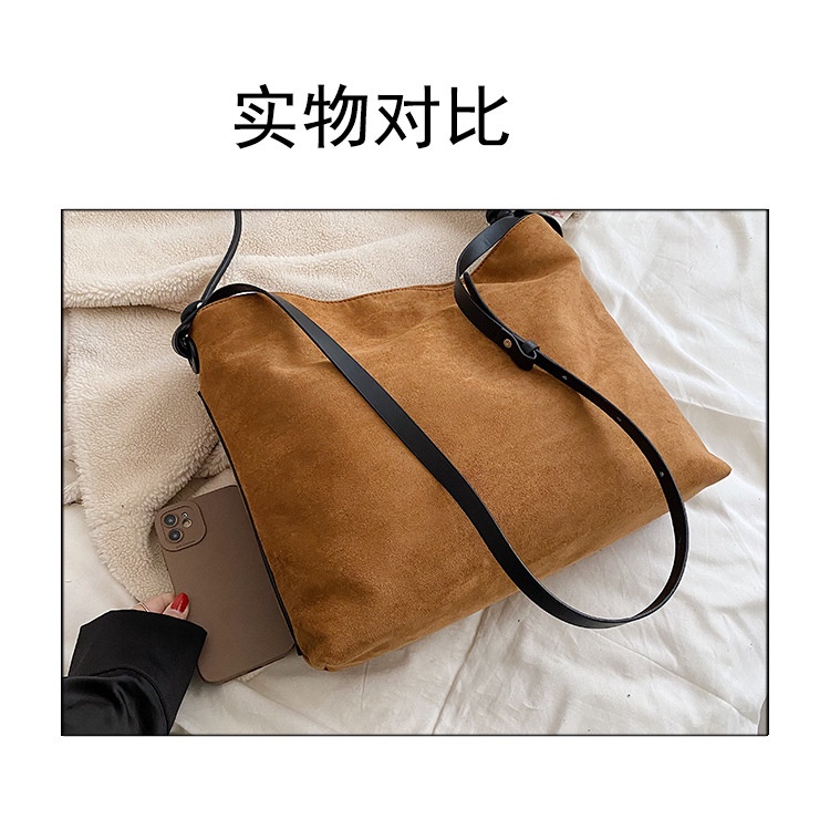 Túi Xách JASMIN NOIR Da Lộn Đeo Chéo Thời Trang Dành Cho Nữ