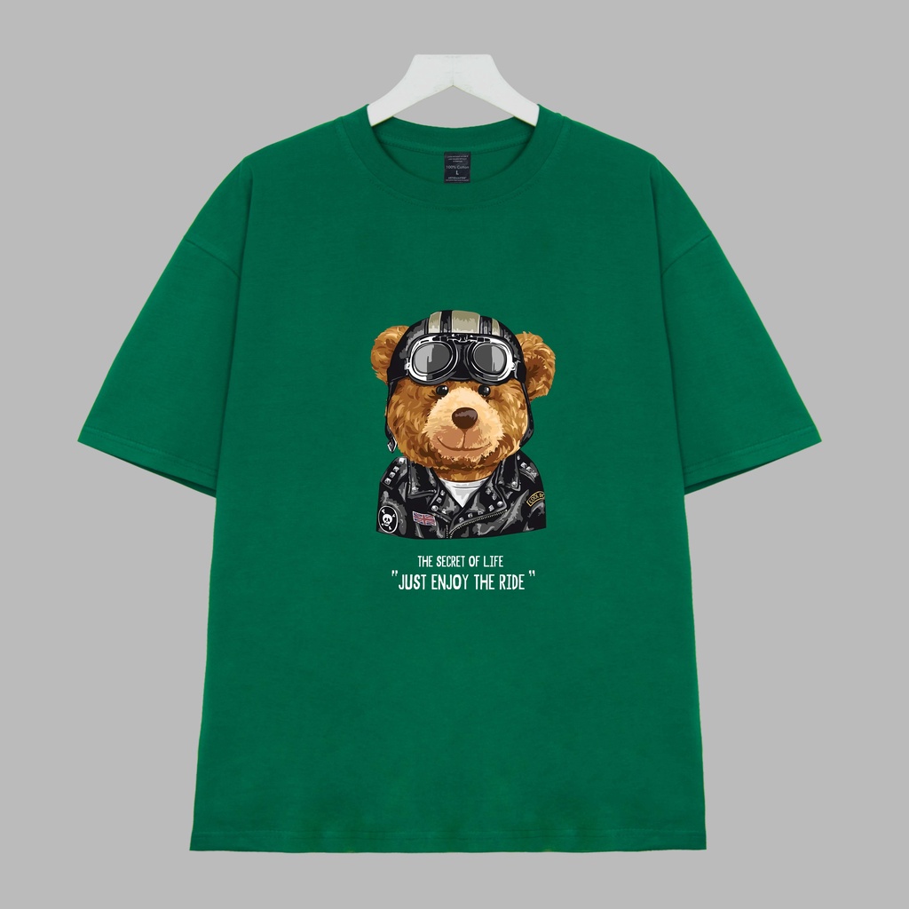 Áo thun GẤU PHI CÔNG Dogo Store , Áo thun unisex nam nữ form rộng oversize chất liệu 100% Cotton