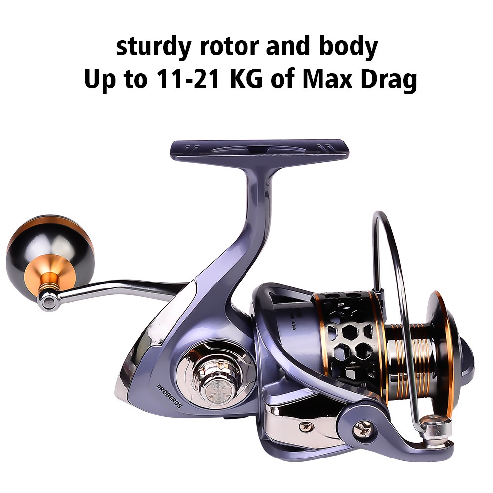 Máy Câu Cá 2000 / 3000 / 4000 / 5000 / 6000 5.2: 1 19KG Chuyên Nghiệp