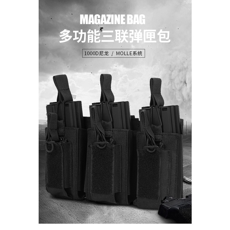 Túi Đeo Hông Đựng Vật Dụng M4 M16 Molle Phong Cách Quân Đội