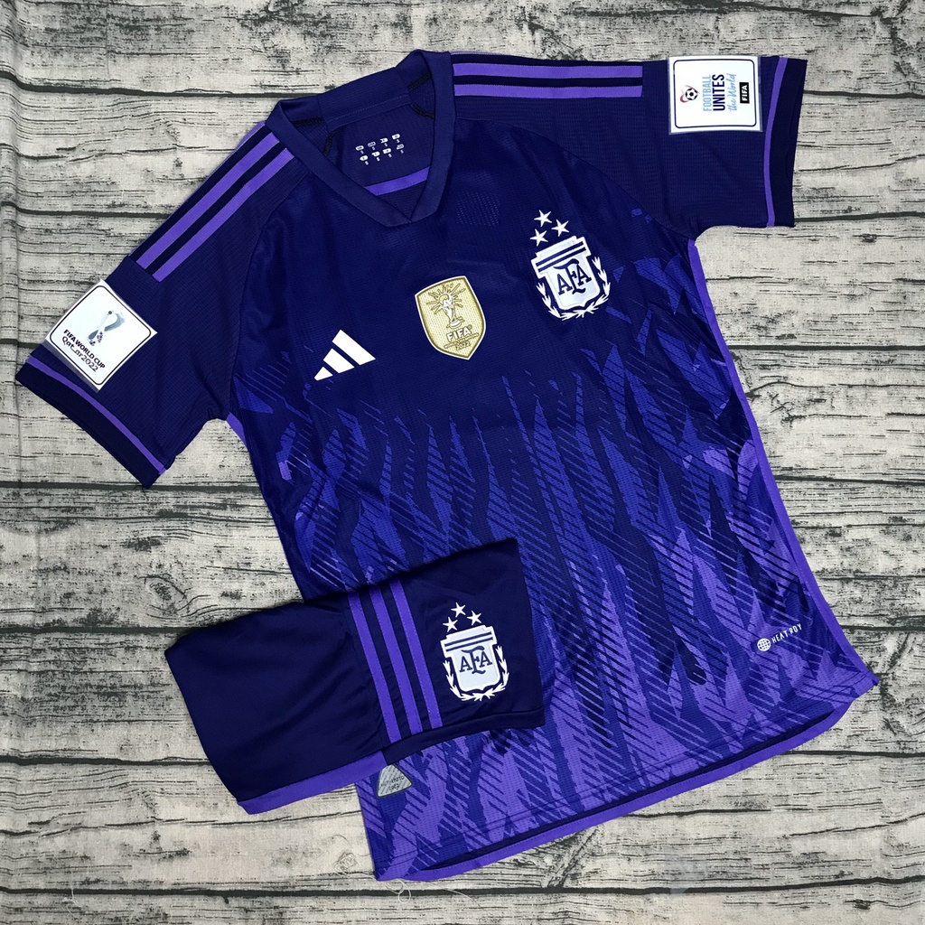 Áo bóng đá Đội Tuyển Argentina-MẪU Mới 2022-Chất Polyeste Thái Cao Cấp