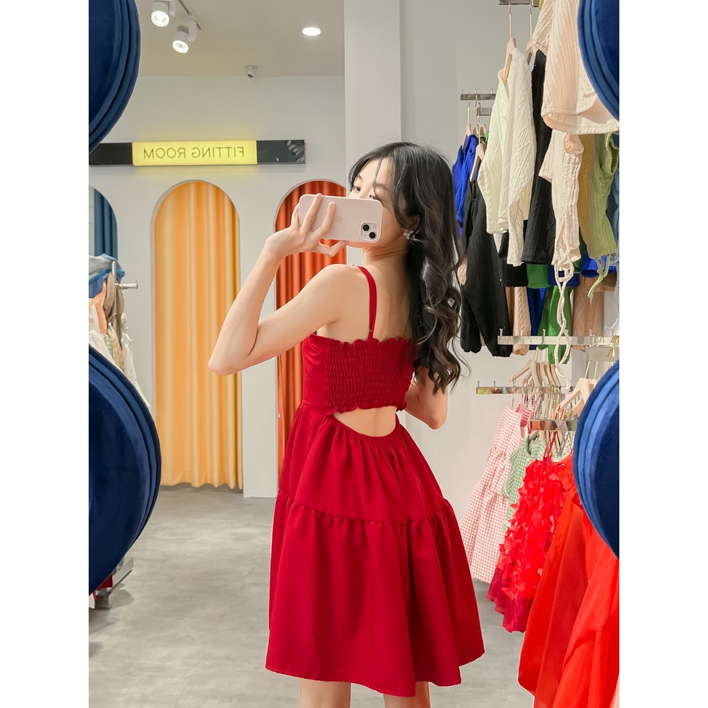 Đầm Hai Dây Cotton Lụa LEO's clothing D2DL23