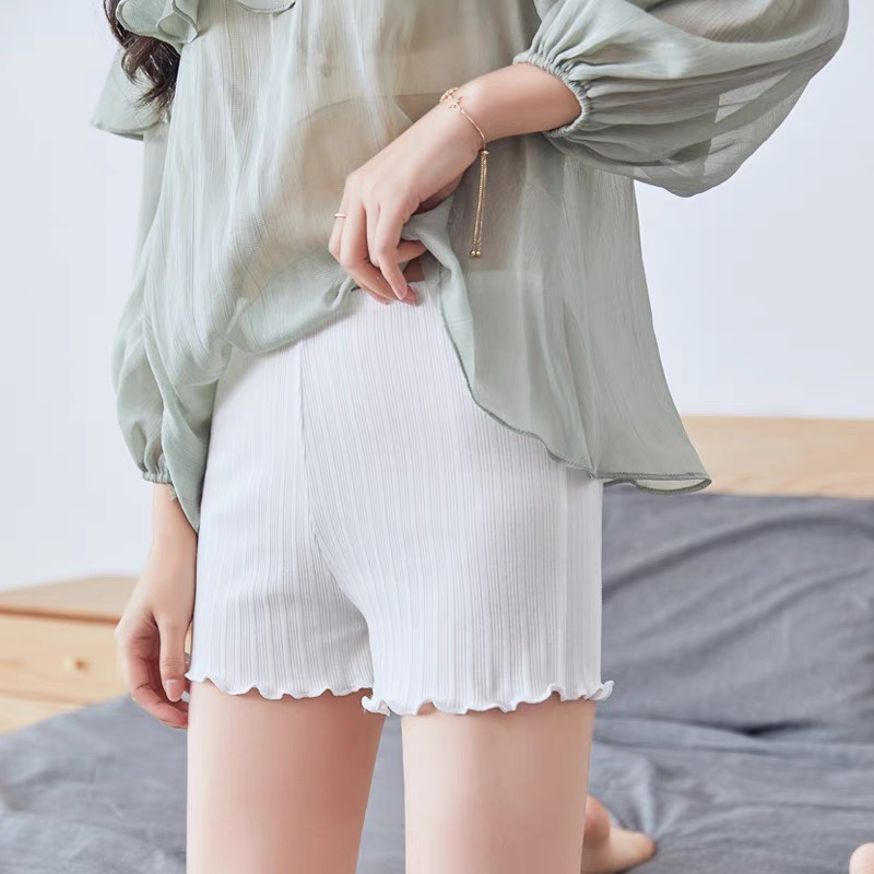Quần Lót Váy Gân Tăm Viền Xòe, Quần Bảo Hộ Trong Váy Nữ