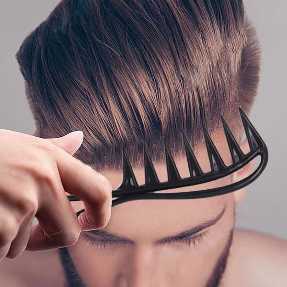 Bộ 2 Lược Chải Tóc Răng To Hai Mặt Tạo Kiểu Tóc Cho Nam