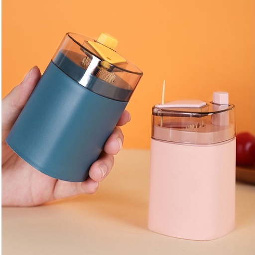 Lọ Đựng Tăm Mẫu Mới Siêu Sang, Bấm Nút Tự Động Lấy Tăm 88354 Tiện Ích Việt Nam 99