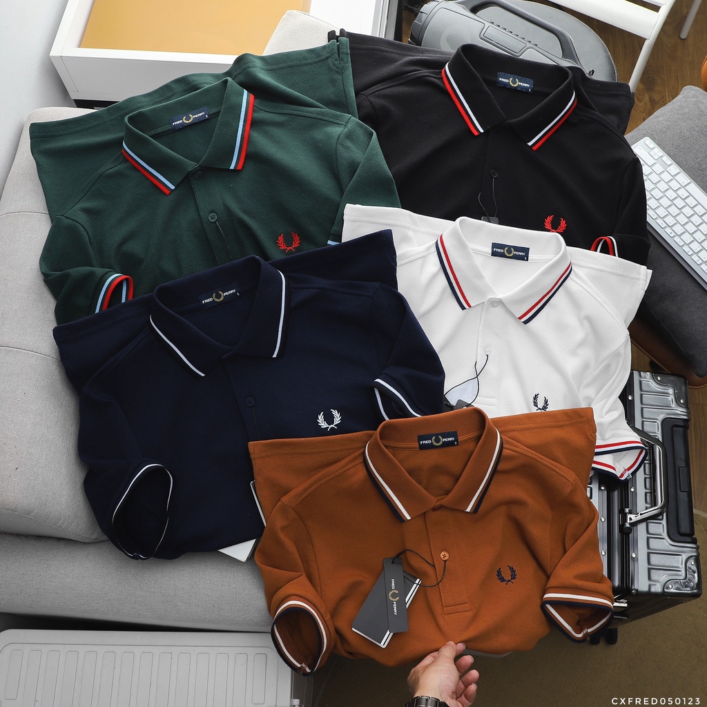 [ XUẤT XỊN ] Áo thun polo thời trang , áo thun cổ trụ nam, mắt vải cá mập xịn mịn, phối viền tinh tế 50123