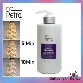 Professional silver shampoo anti yellow 500ml dầu gội đầu chuyên nghiệp chống vàng bạc 500ml