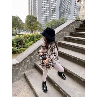 Set Lennco kẻ thô cà bông cho bé gái(15-20kg)