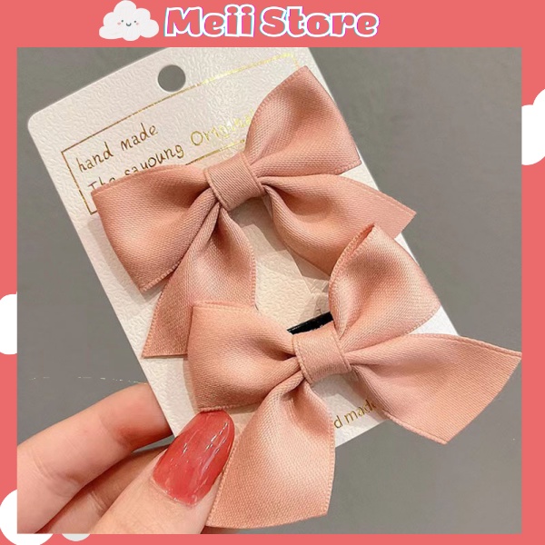 Nơ kẹp tóc tiểu thư siêu xinh cho bé  - Meiistore.hn